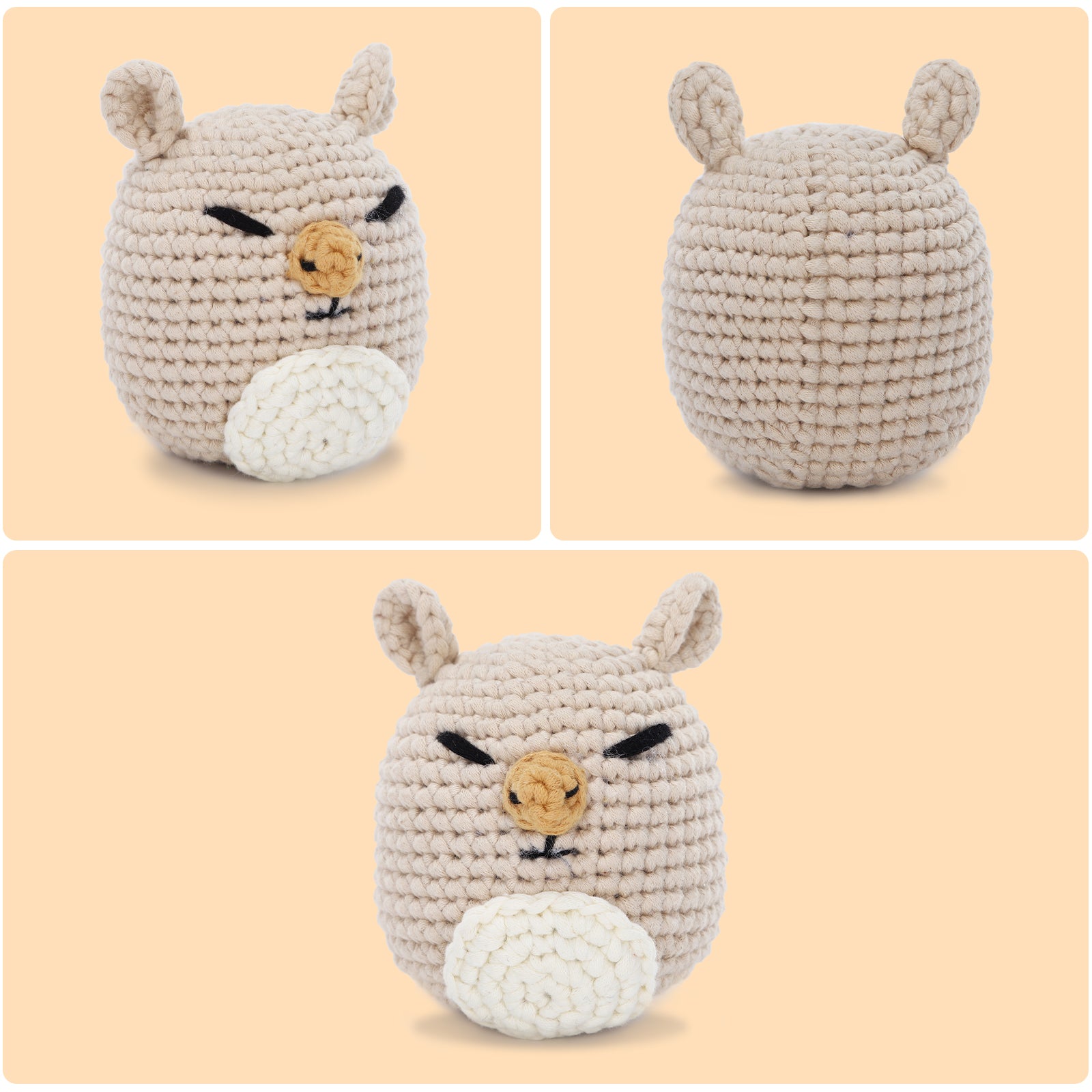  XSEINO Crochet Kit with Step-by-Step Video Tutorials，Premium  Bundle Includes 12 Roll x50Yard Acrylic Yarn Balls, 12 Crochet Hooks,  Crochet Bag and All Accessories Kit, Crochet Kit for Beginners