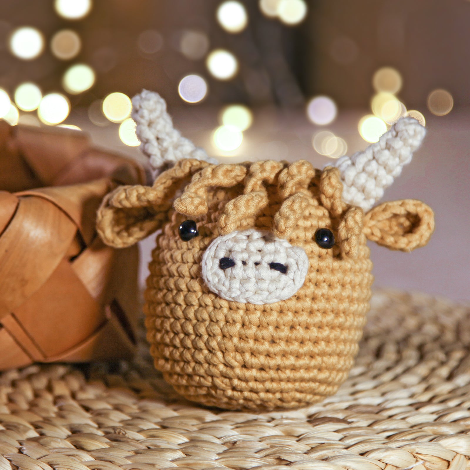 Axolotl lying - CrochetBox Complete Crochet Kit for Beginners